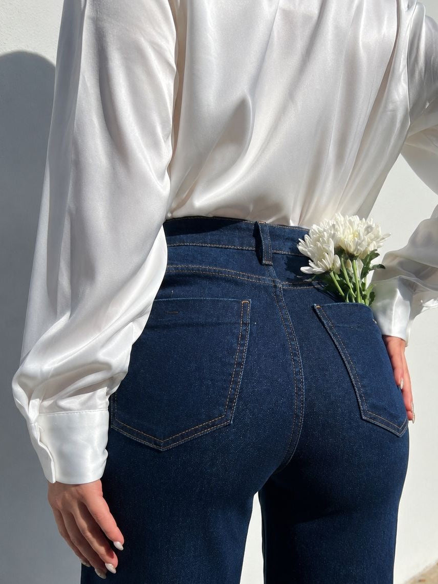 Essential Dark Wide Leg